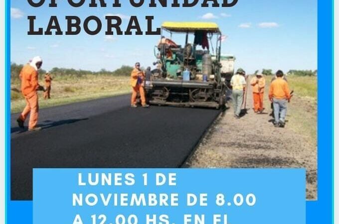 Tartagal | Contratan personal para pavimentar la Ruta Provincial 31