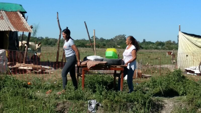 La justicia desaloja a familias en Reconquista
