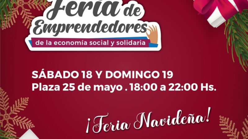 [AUDIO] Feria Navideña de Emprendedores en Plaza 25 de Mayo