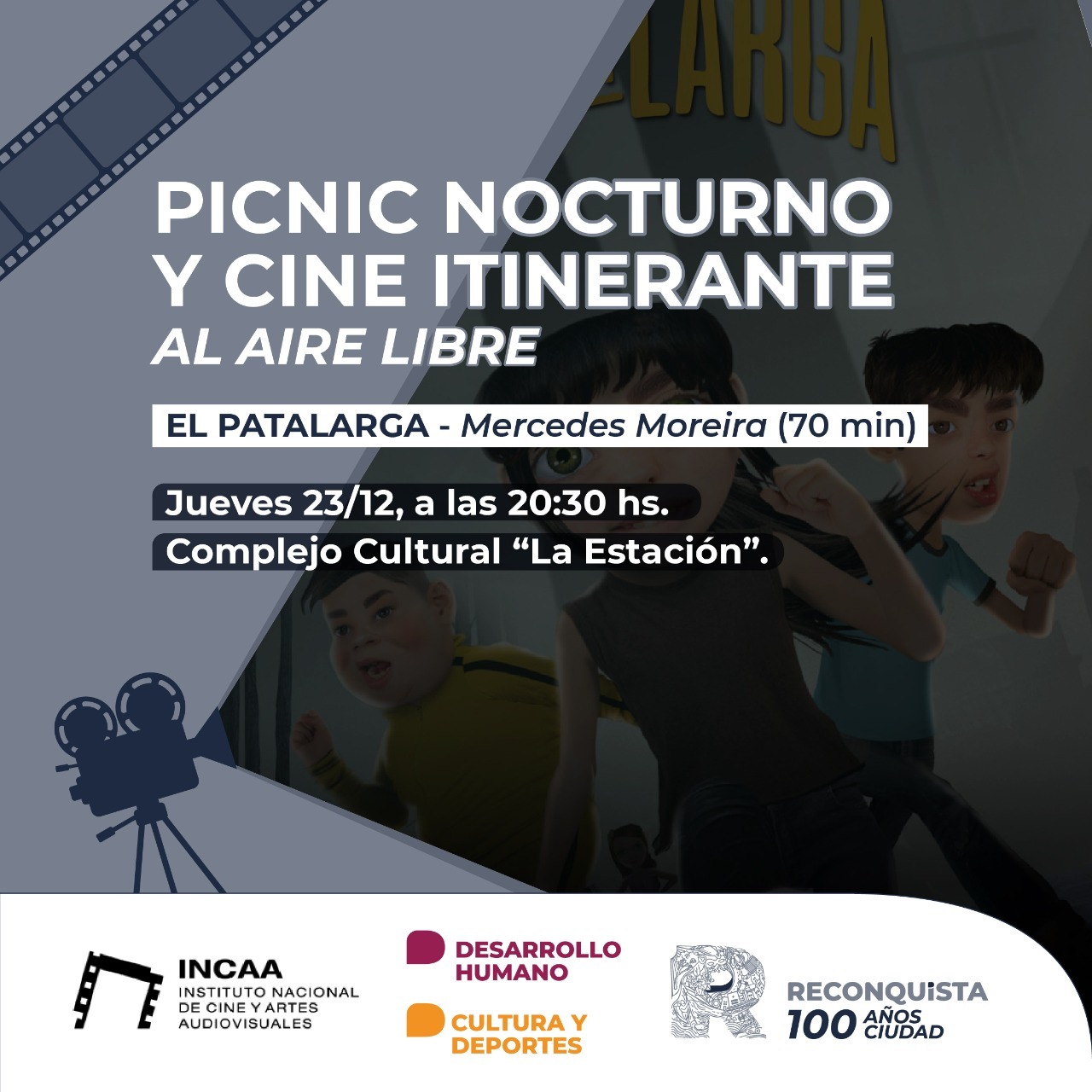 Cine al aire libre en Reconquista