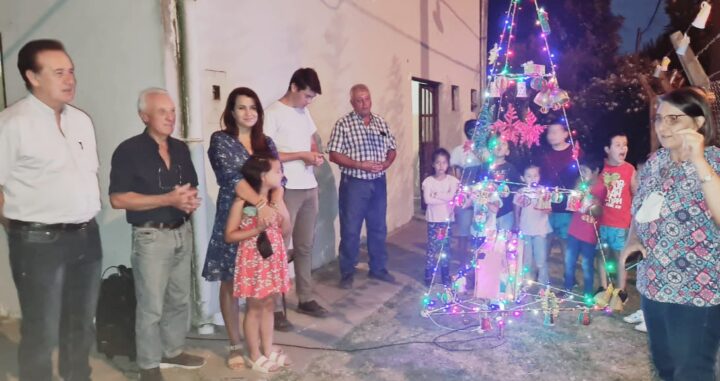 Víctor Manuel II encendió la navidad