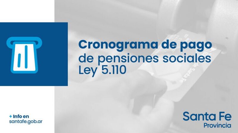 Cronograma de pago de las pensiones sociales