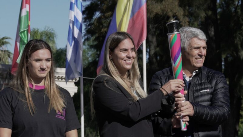 La antorcha de los III Juegos Suramericanos de la Juventud está en Santa Fe