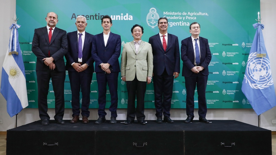 Perotti participó de la presentación de la región de los Bajos Submeridionales ante la FAO