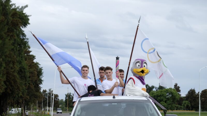 La llama de los Juegos Suramericanos de la Juventud recorrió Reconquista