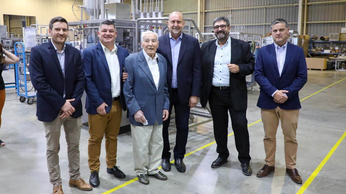 Perotti participó del 70° aniversario de la empresa sancarlina Bisignano SA