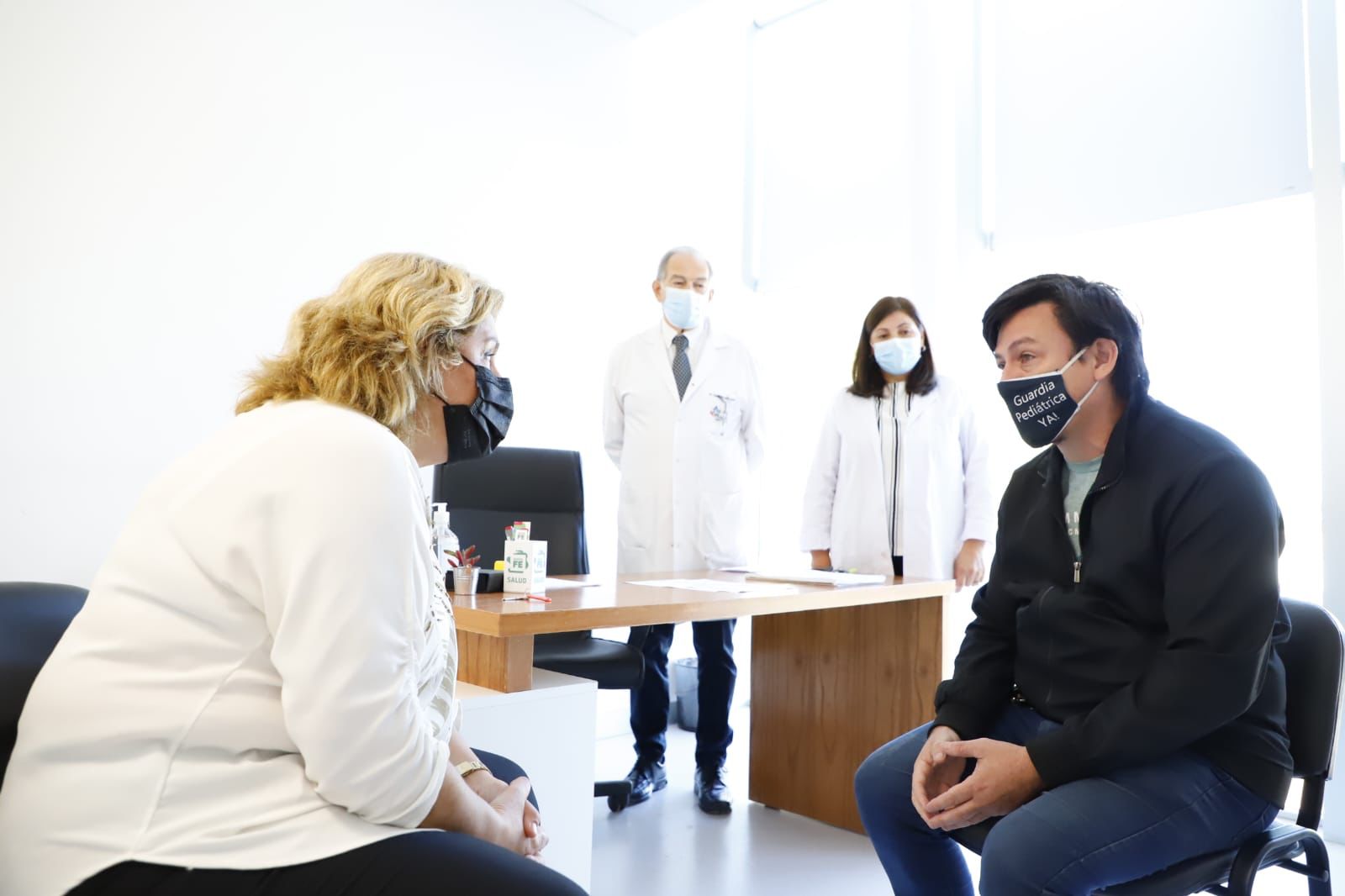 Martorano se reunió con Mauro Armua padre de Valentina