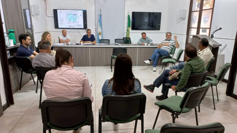 Reunión de la comisión de seguimiento de la obra pública