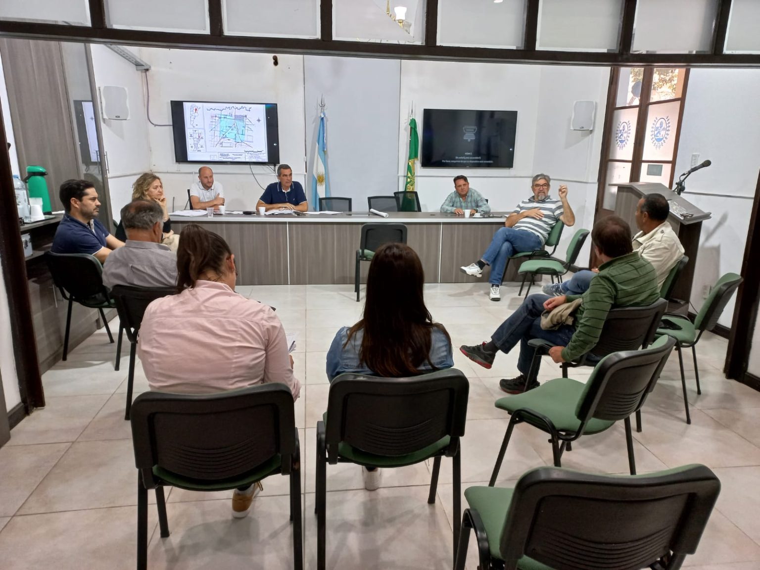 Reunión de la comisión de seguimiento de la obra pública