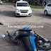 Una camioneta colisionó con un motociclista en Avellaneda