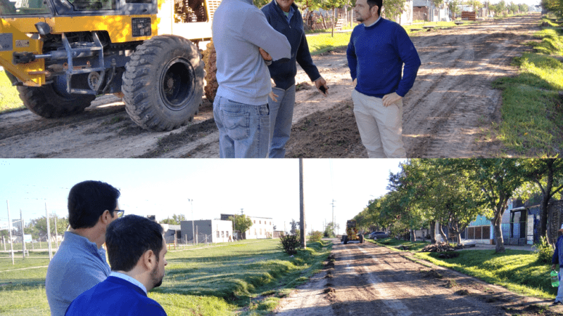 Avanza el mejorado de calles en barrios de Avellaneda