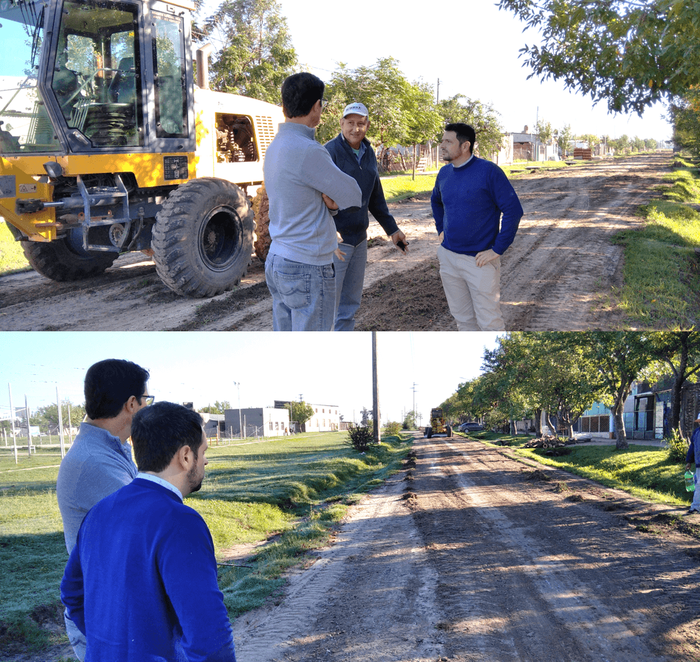 Avanza el mejorado de calles en barrios de Avellaneda