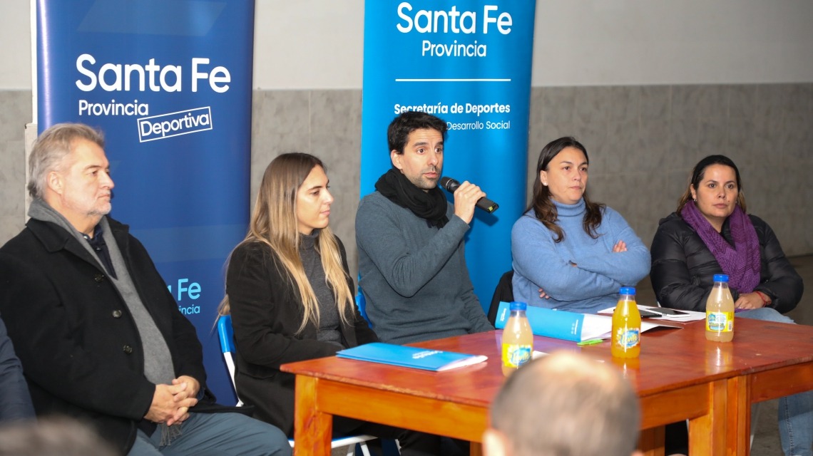 Se presentó una nueva etapa del programa nacional Clubes en Obra en Santa Fe