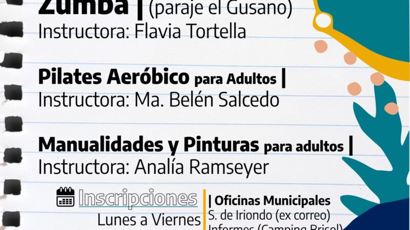 Comienzan los talleres de oficios en Romang ¡Inscribite GRATIS!