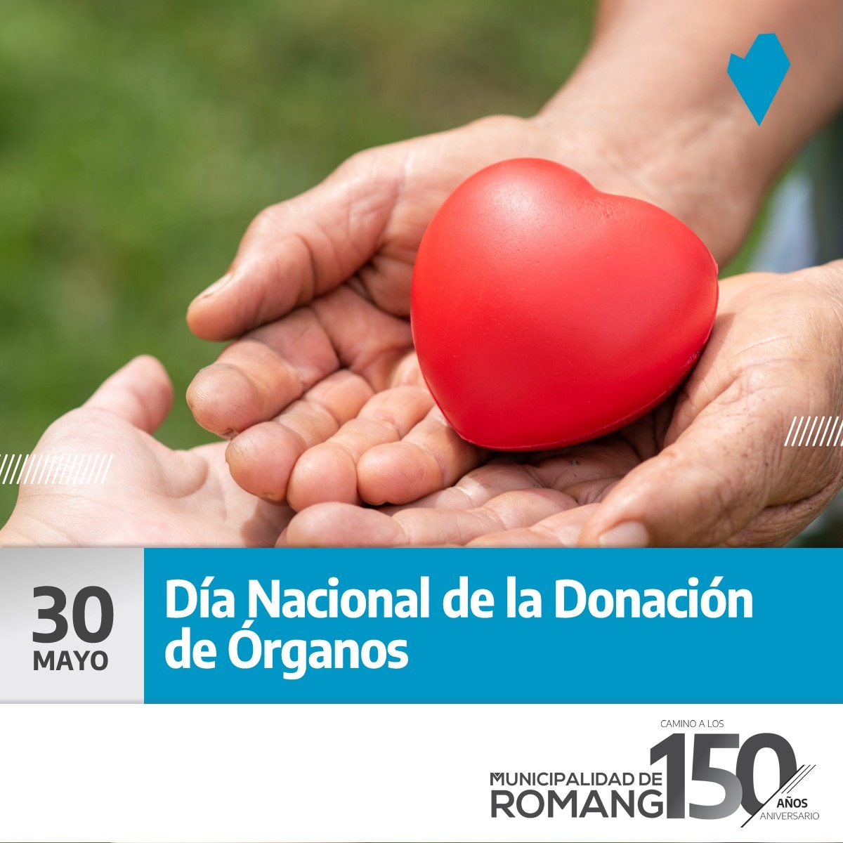 Romang promueve la Donación de órganos ¡Sumate!