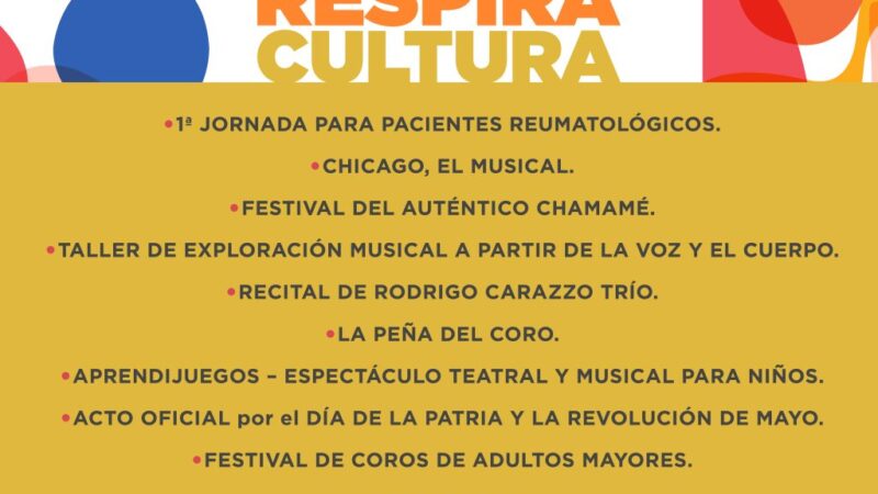 AGENDA | En mayo Avellaneda respira CULTURA
