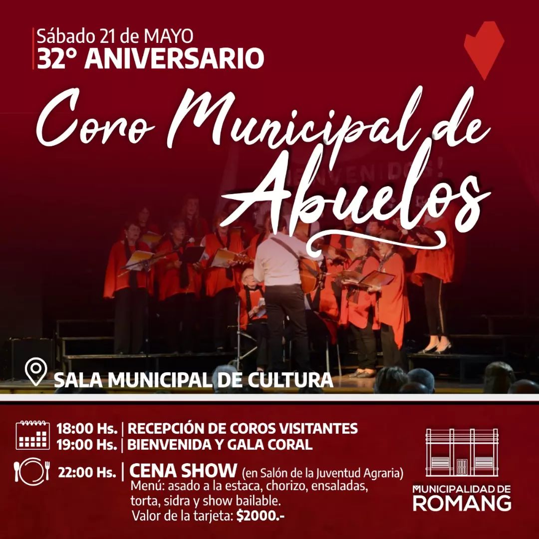 32° Aniversario Coro Municipal de Abuelos de Romang