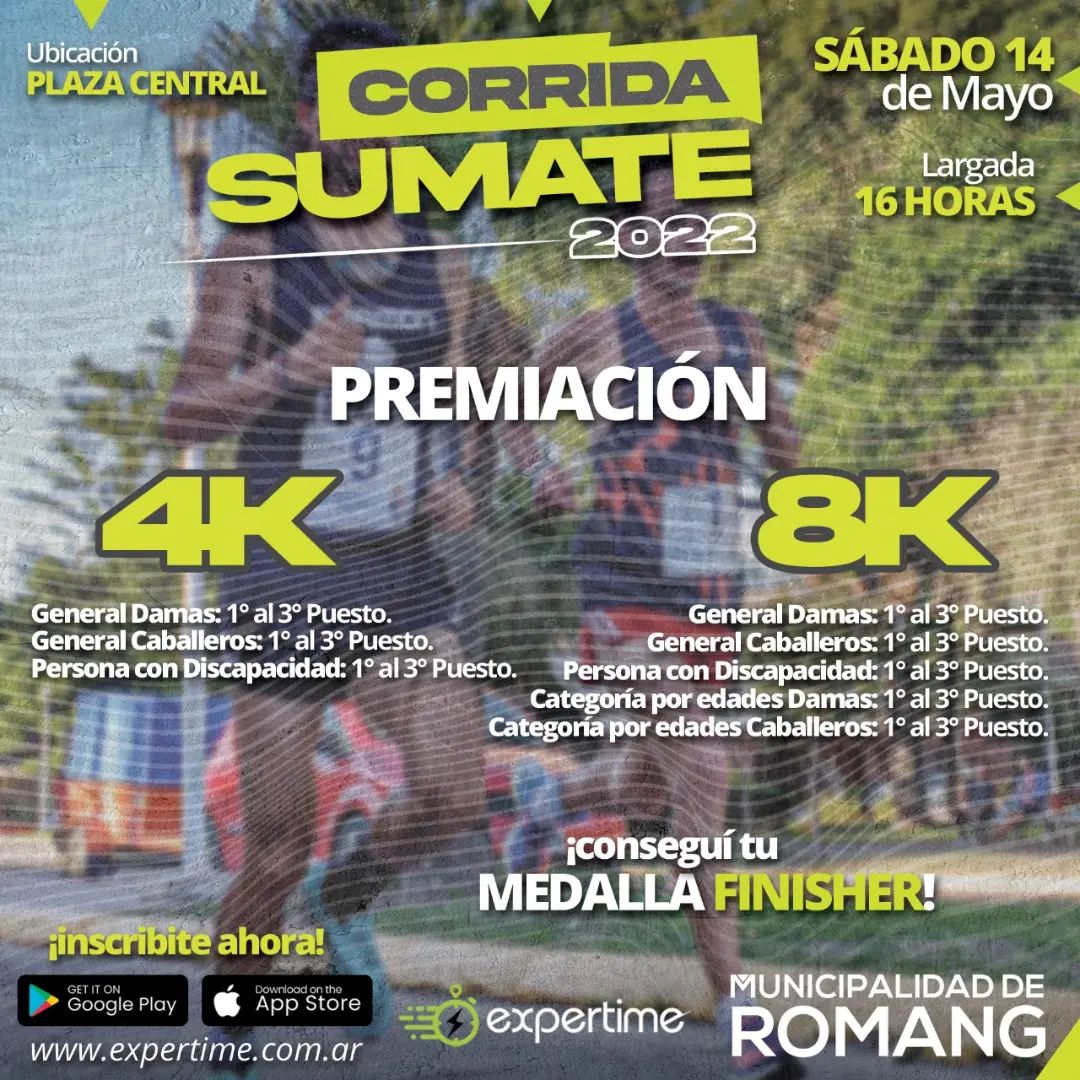 Cuenta regresiva para la Corrida «Sumate 2022»