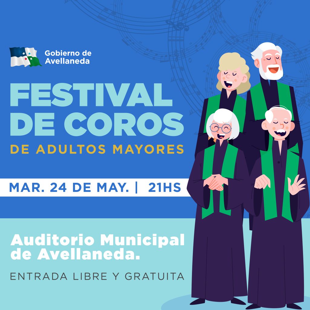 Festival de coros de abuelos en Avellaneda
