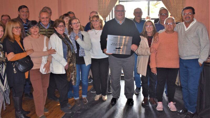 Romang rindió homenaje a Roberto Caballero, héroe de Malvinas