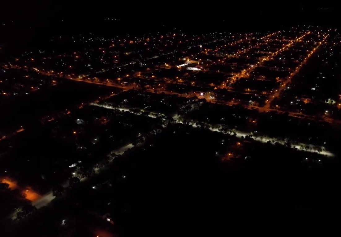 Mirá como se está iluminando Malabrigo