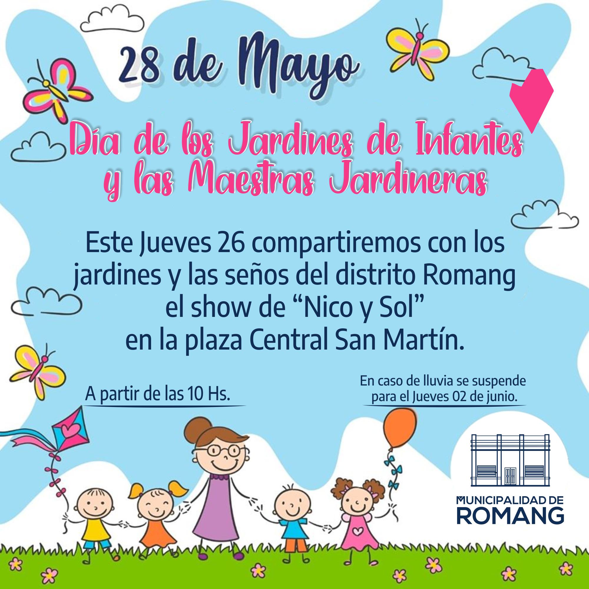 Romang celebra el día de los jardines de infantes