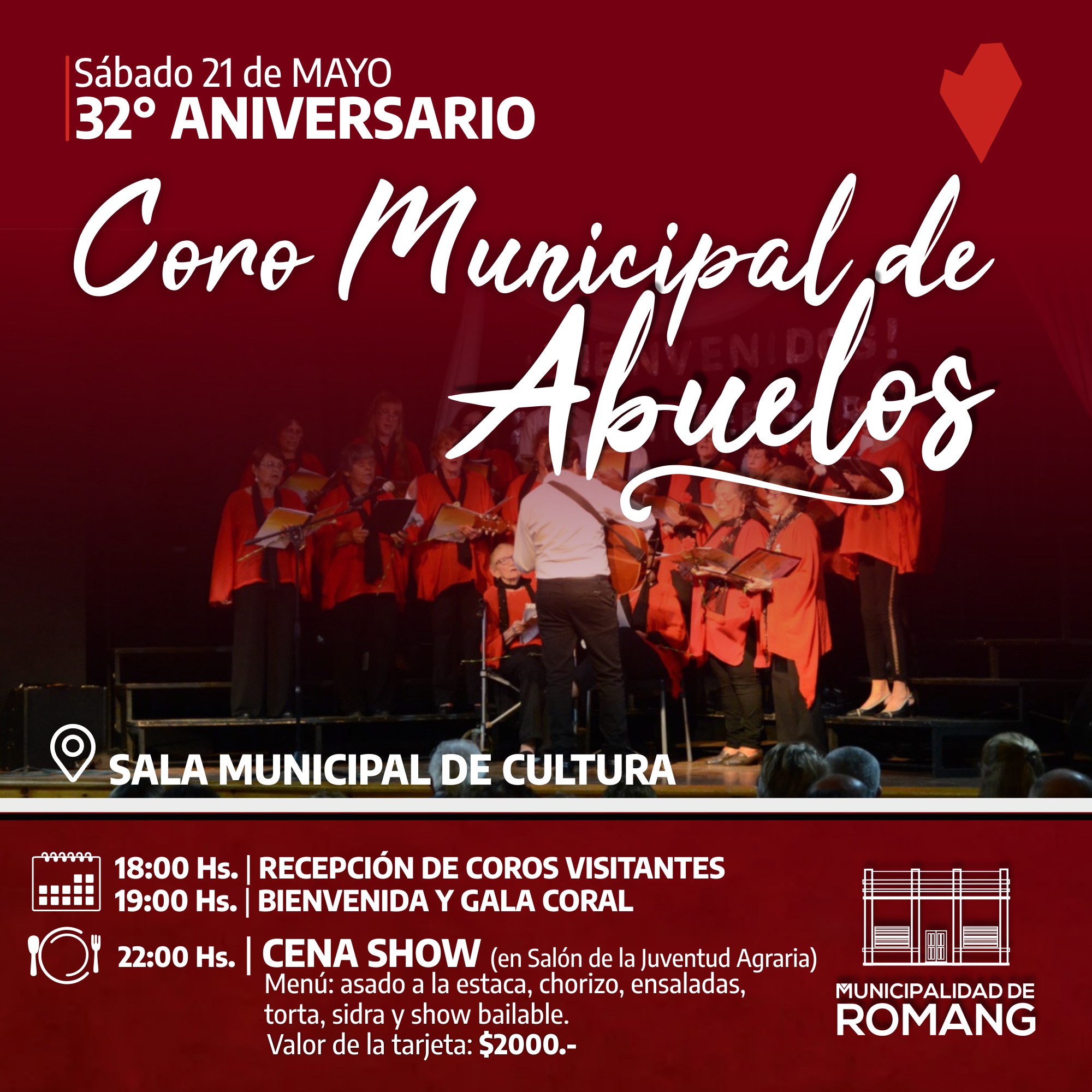32° Aniversario Coro Municipal de Abuelos de Romang