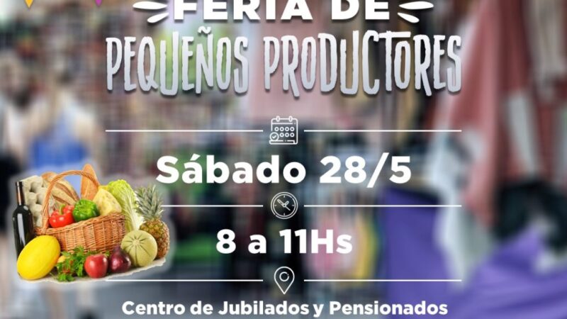 Feria de pequeños productores en Avellaneda