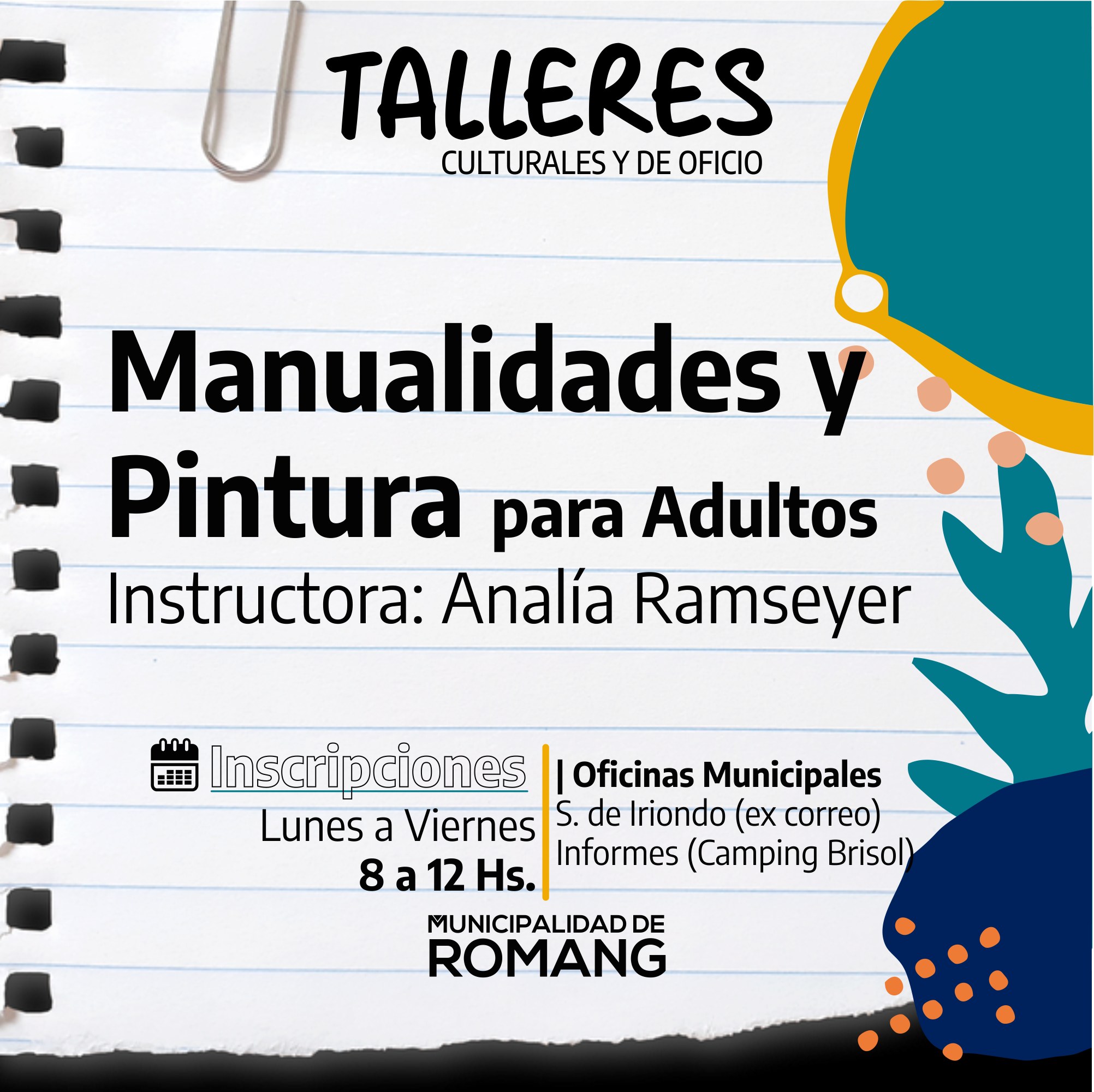 Talleres Culturales y de Oficio en Romang