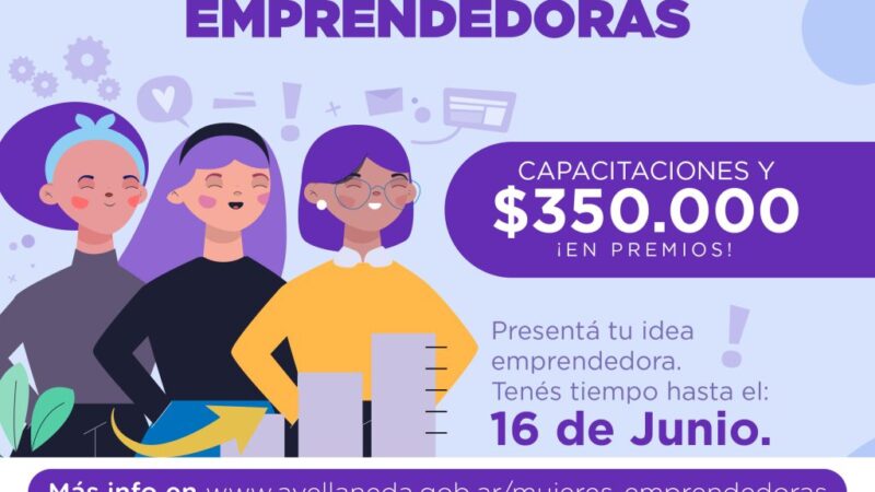Nuevo  Concurso de Mujeres emprendedoras en Avellaneda