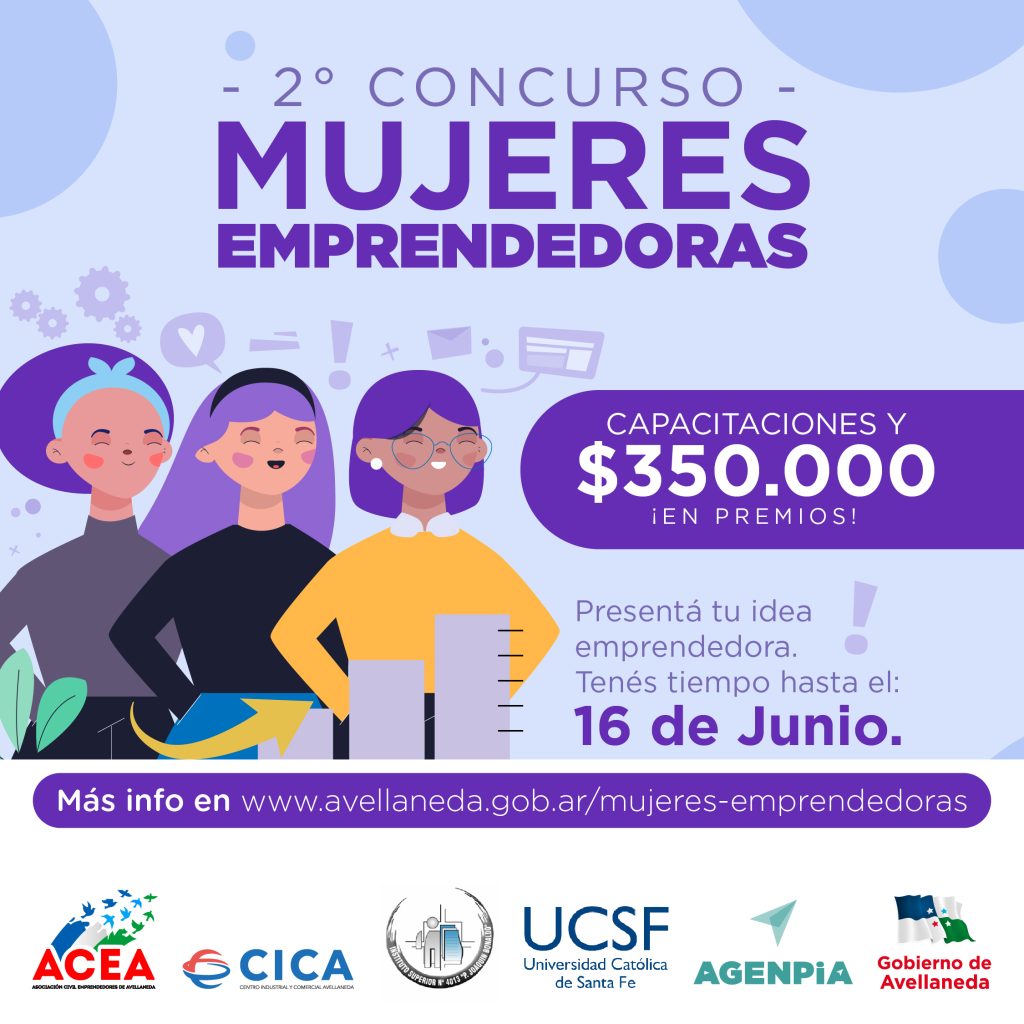 Nuevo  Concurso de Mujeres emprendedoras en Avellaneda