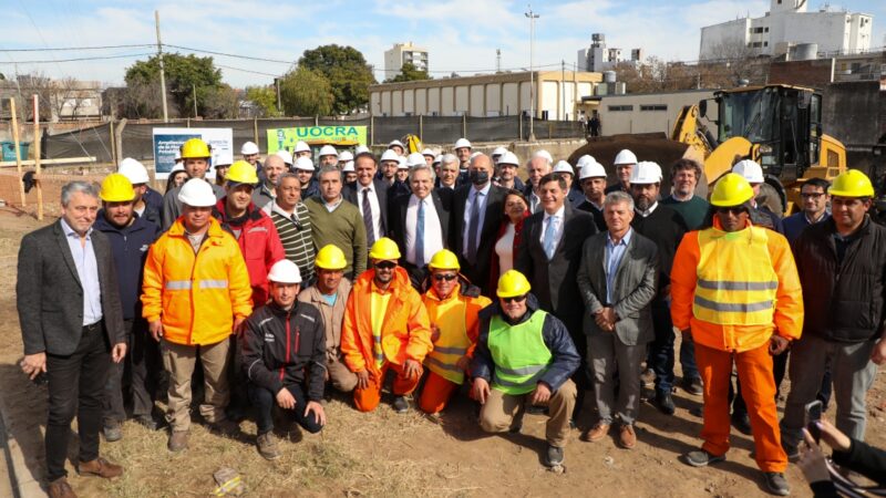 Perotti y Fernández presentan inicios de obras en Plantas Potabilizadoras de Santa Fe