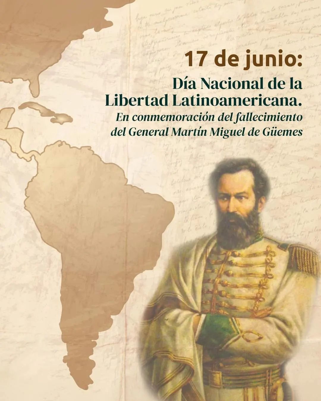 El Senador Marcón recuerda a Miguel de Güemes