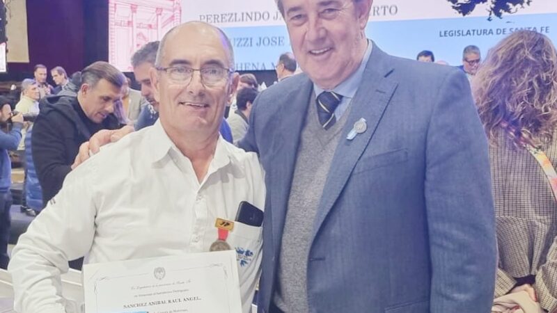 El Senador Marcón junto a excombatientes del norte