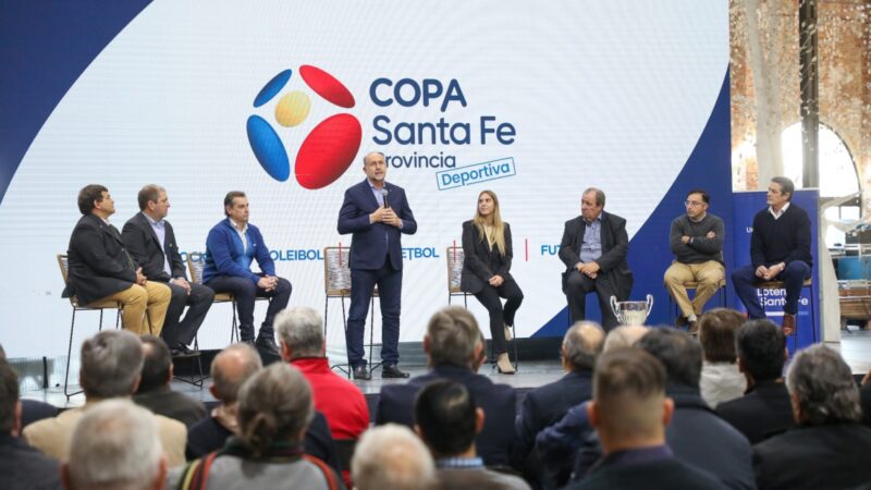 Perotti presentó las Copas Santa Fe Provincia Deportiva 2022