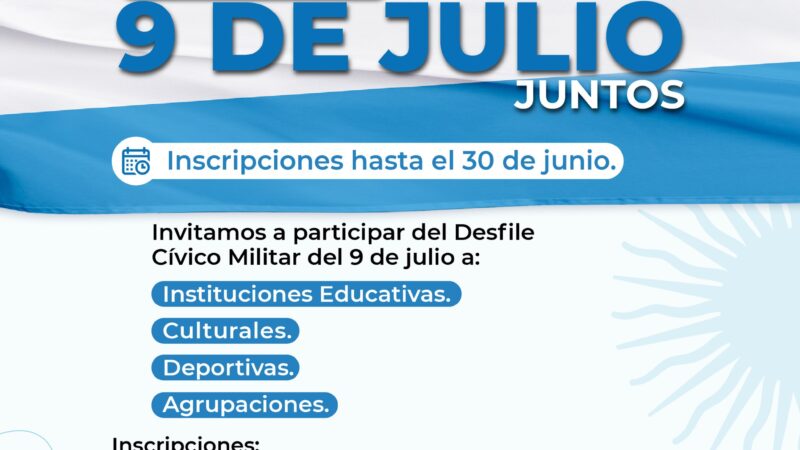 Convocan a celebrar el 9 de julio en Reconquista