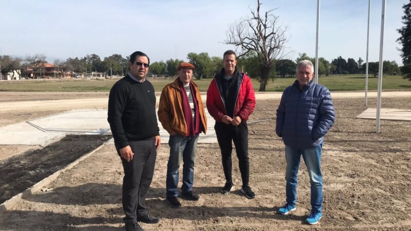 Avanza la obra de la Pista de atletismo en Reconquista