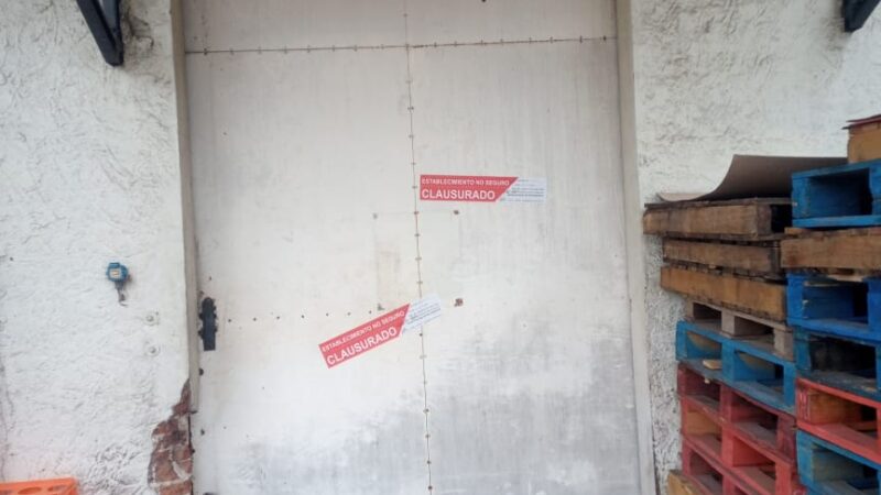 Clausuraron un supermercado de Reconquista