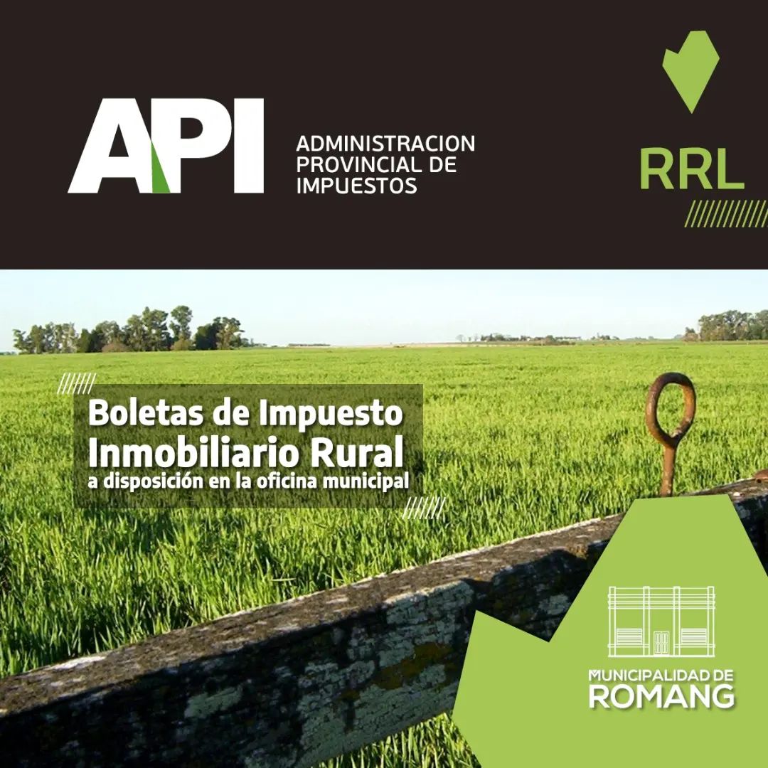 Entregan la boleta del Impuesto Inmobiliario Rural en Romang
