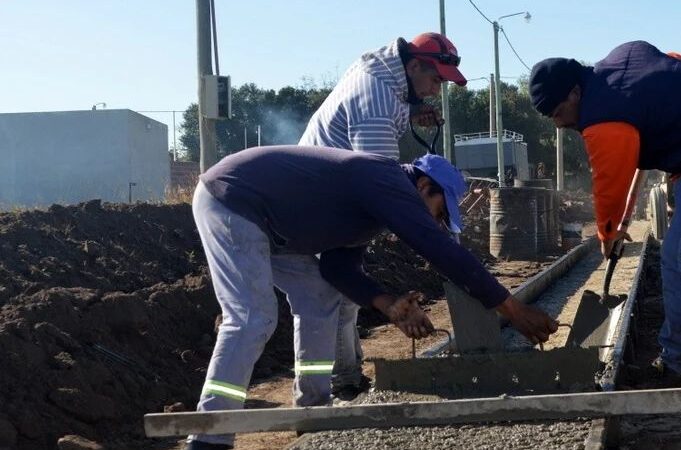 Avanzan las obras en los barrios de Romang