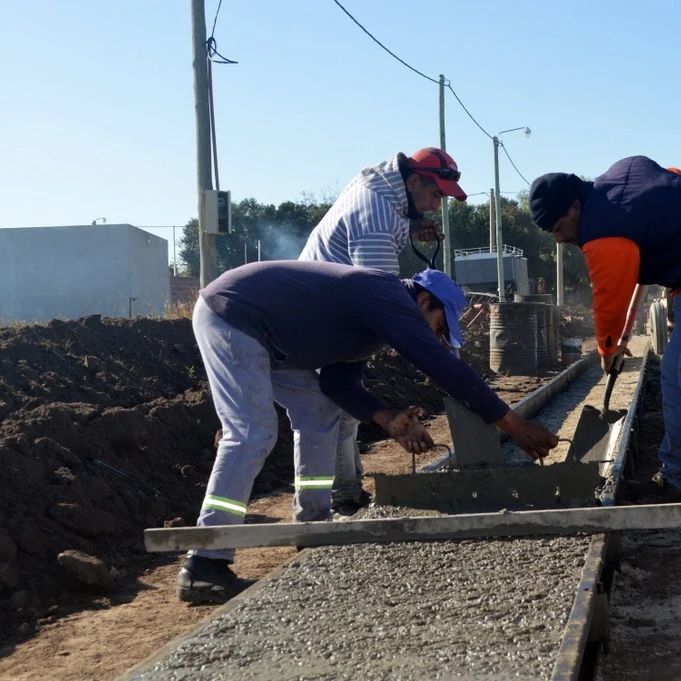 Avanzan las obras en los barrios de Romang