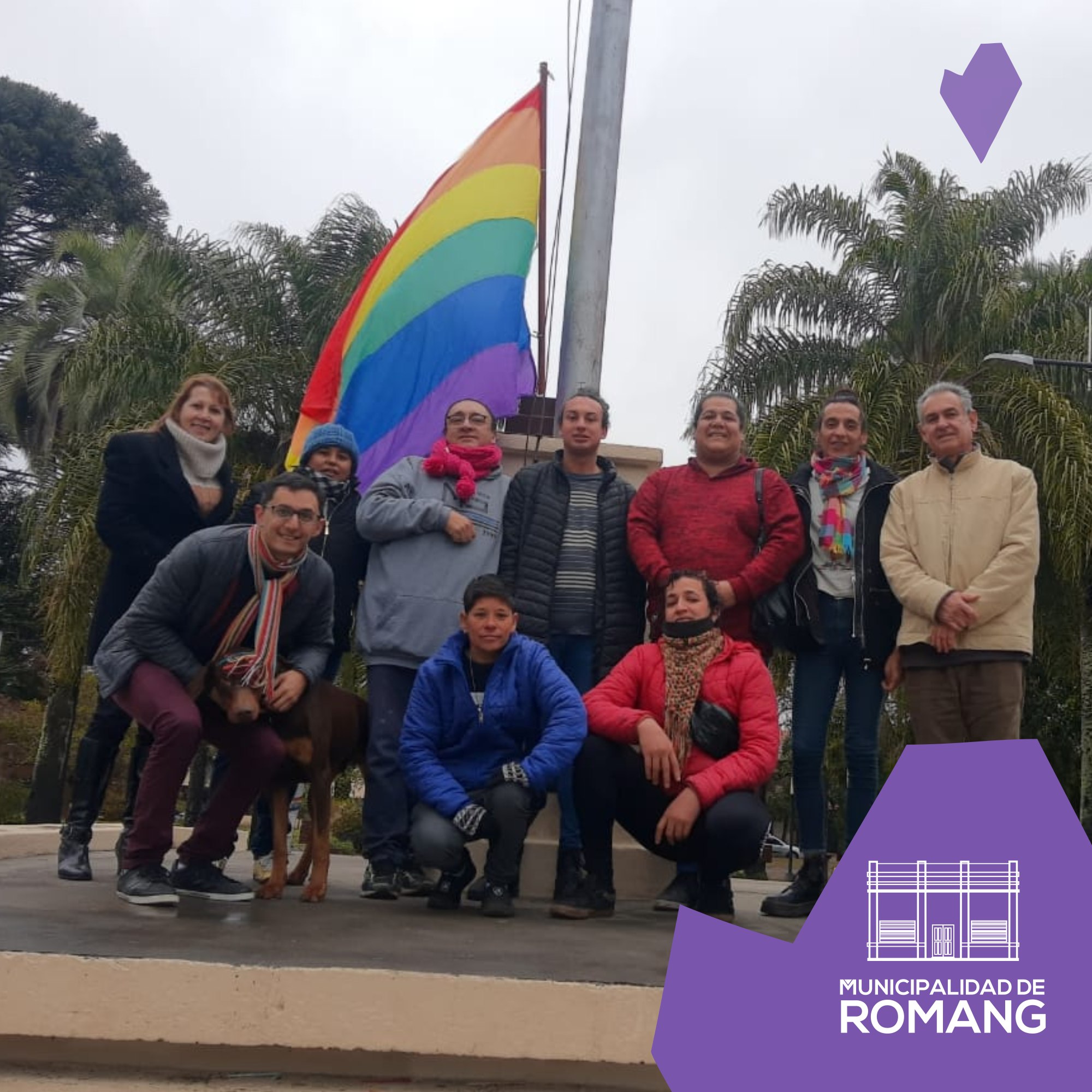 Romang celebró el Día del Orgullo LGBTIQ+