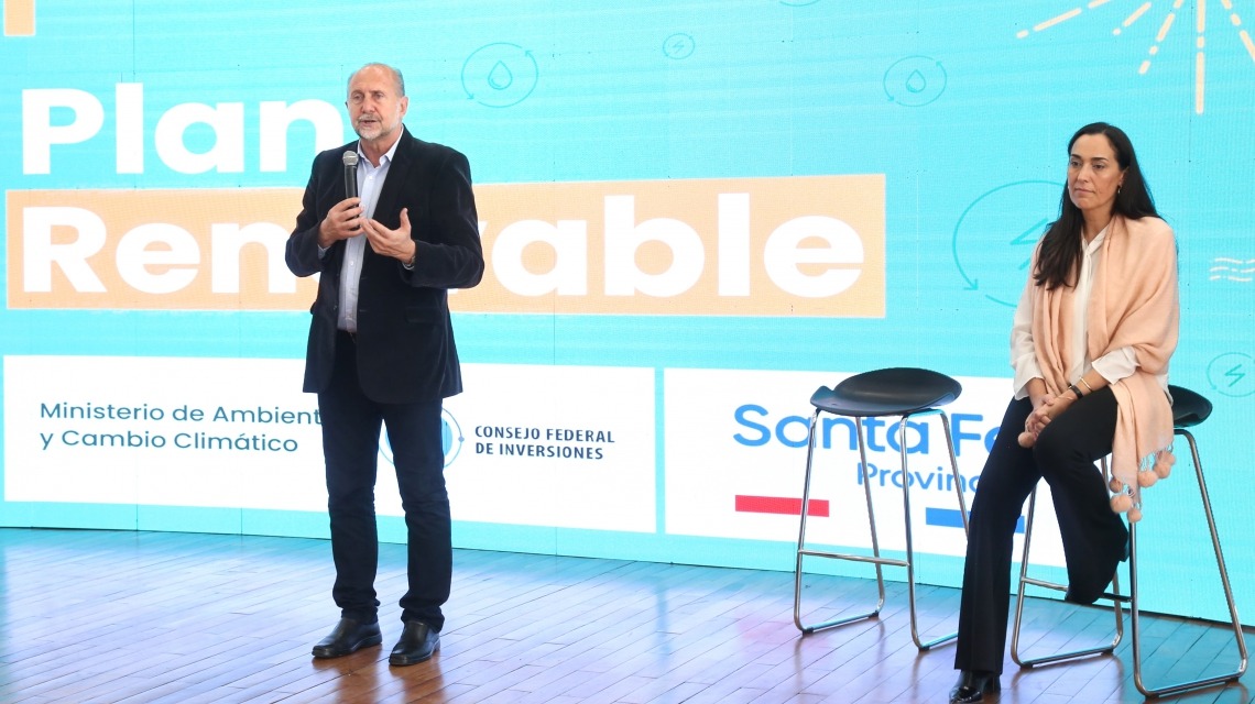 Plan Renovable: Perotti y Gonnet anunciaron créditos para la compra de paneles solares