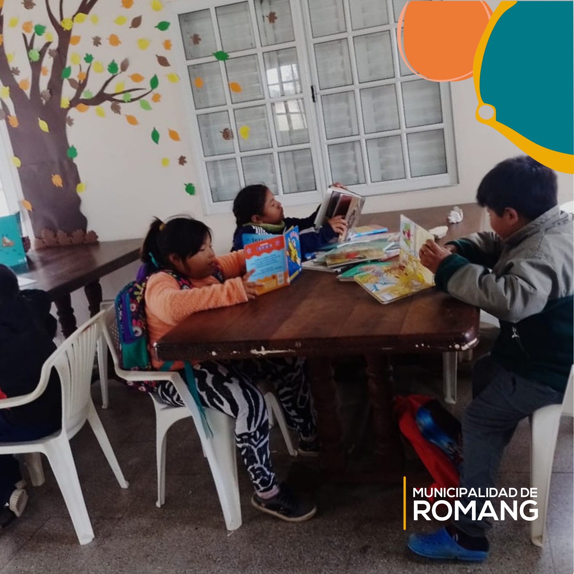 Taller de apoyo escolar en Romang