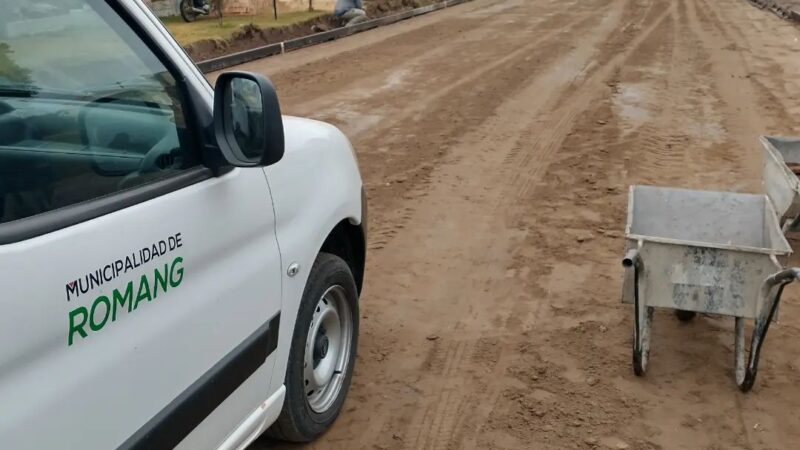 Avanzan las obras en los barrios de Romang