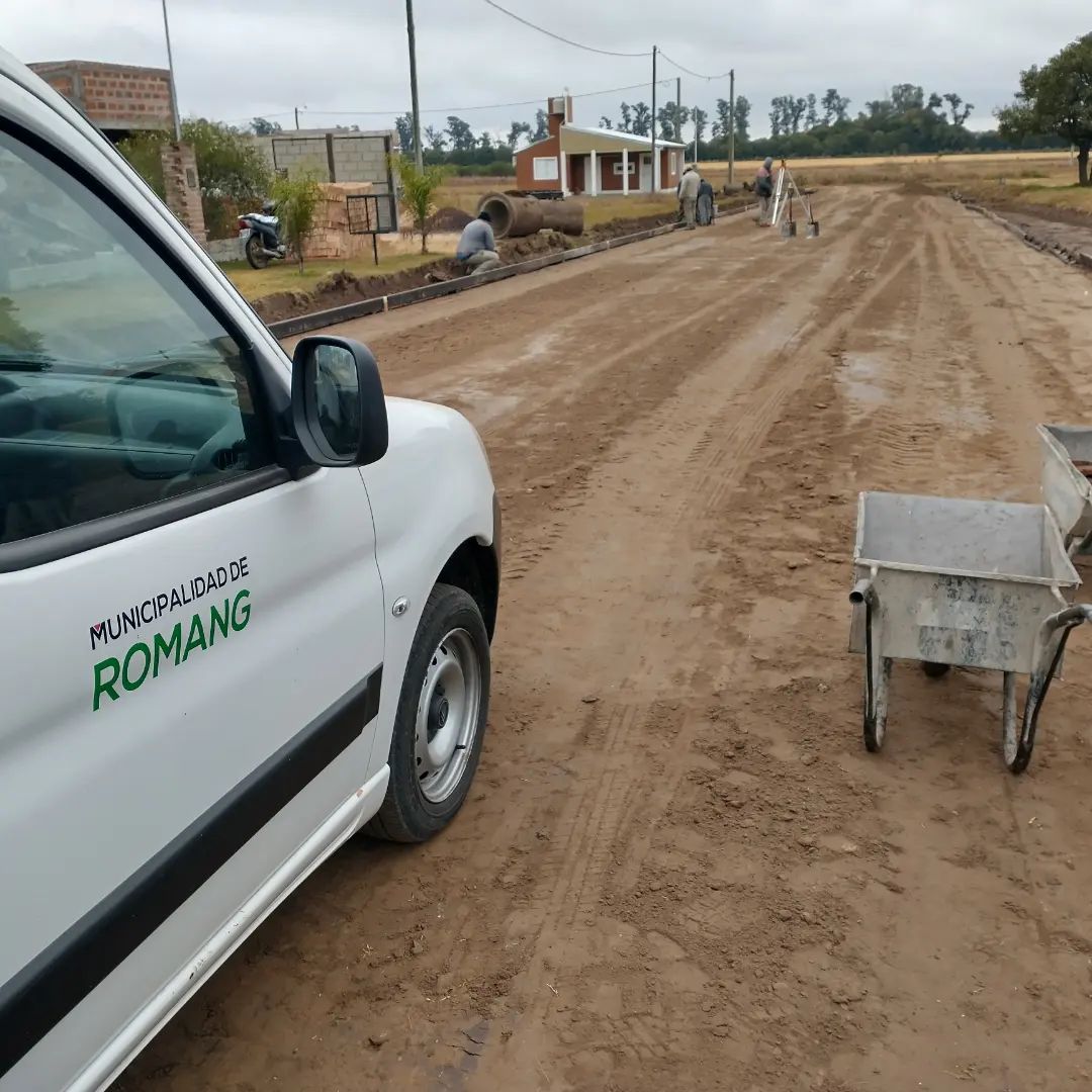Avanzan las obras en los barrios de Romang