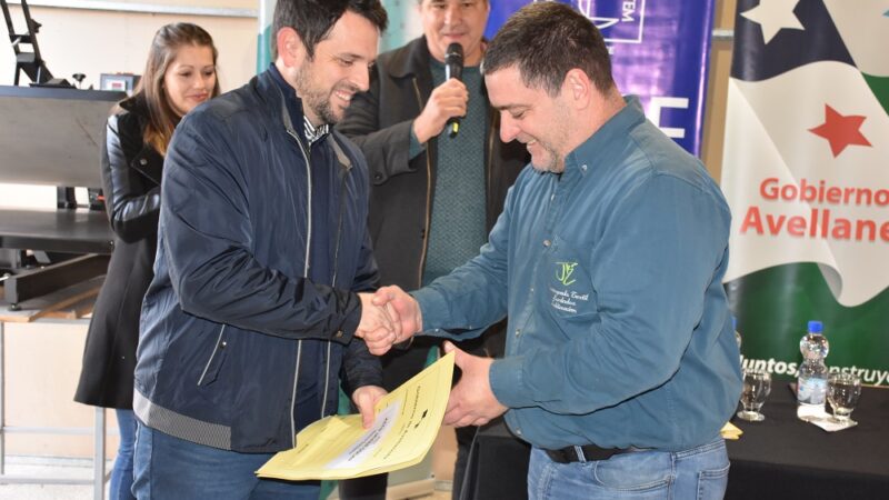 Avellaneda apoya a los emprendedores radicados en el Parque industrial