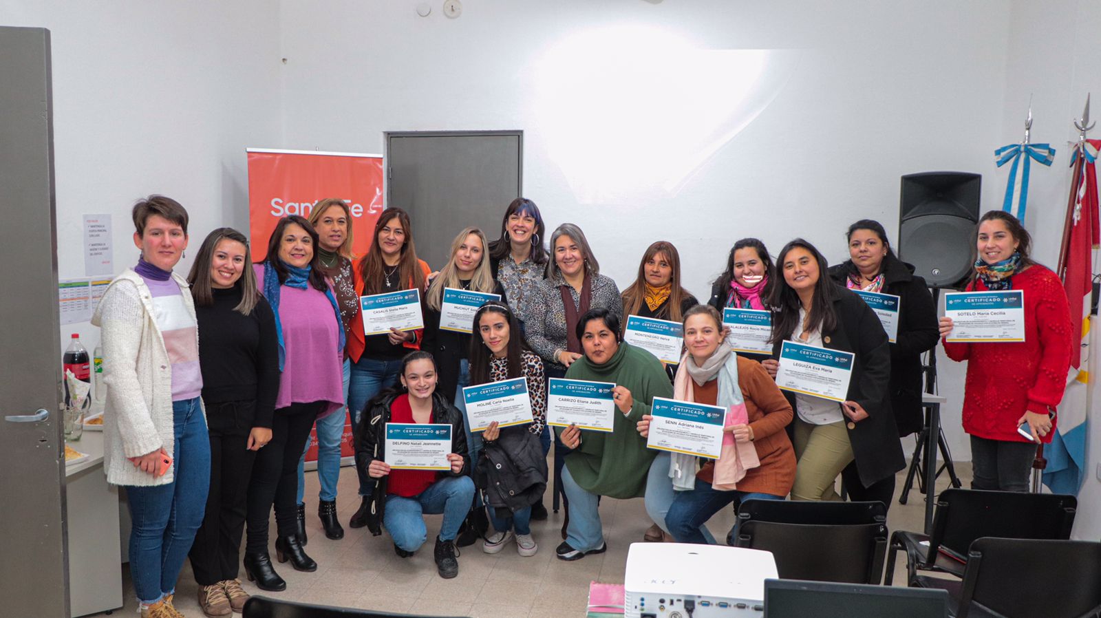 Entregan certificados a acompañantes terapéuticos de Reconquista