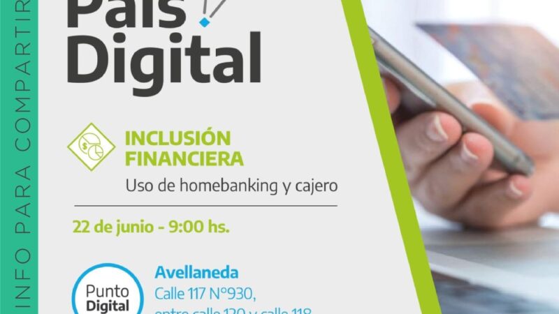 Taller de inclusión financiera en Avellaneda