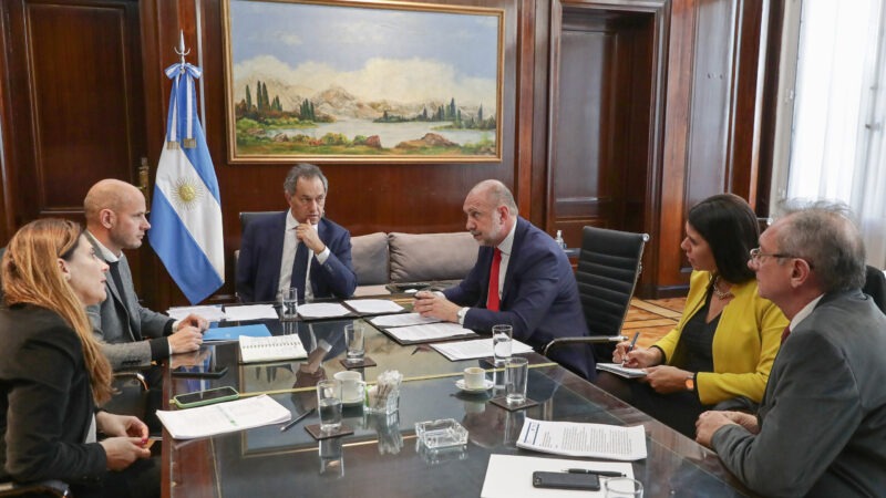 El gobernador Omar Perotti se reunió con el ministro de Desarrollo Productivo, Daniel Scioli